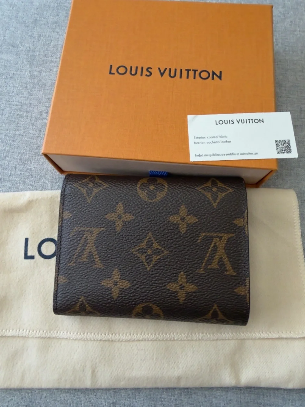Louis Vuitton Monogram Canvas Brown Trifold Wallet